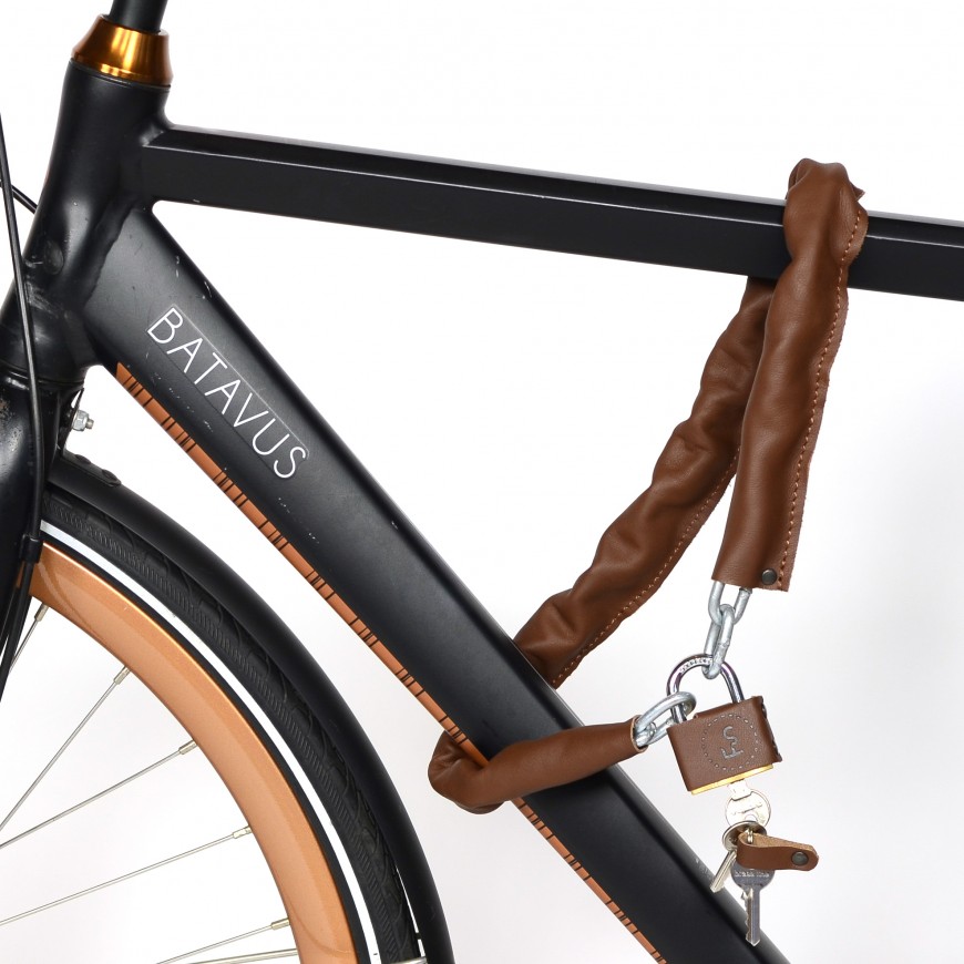 Bicycle leather lock