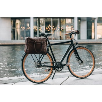 Leather bicycle bag, fsbike.eu